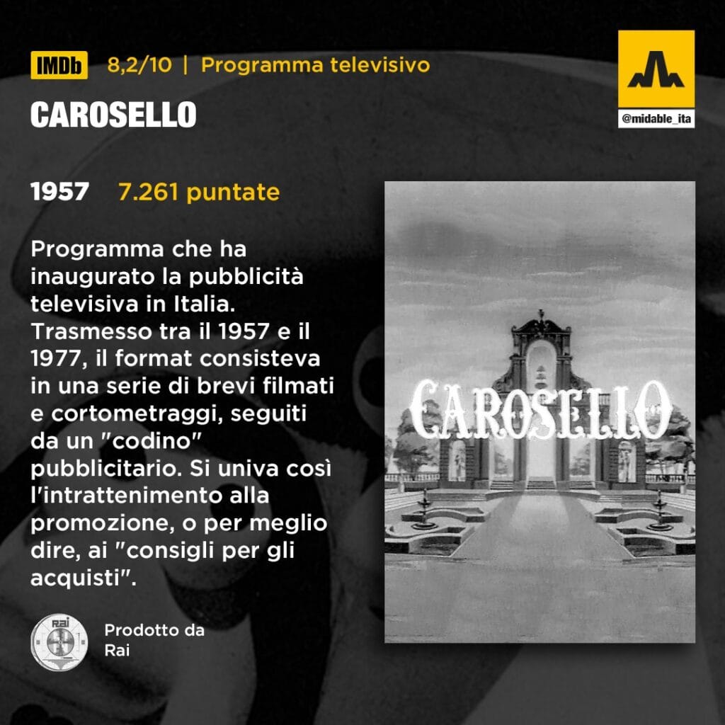 Carosello (1957) - Programma Televisivo della Rai