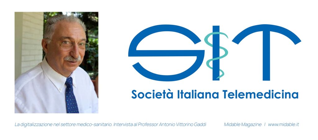 Professor Gaddi società italiana telemedicina digitalizzazione sanità Midable Magazine