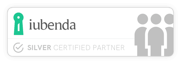 Iubenda silver partner badge