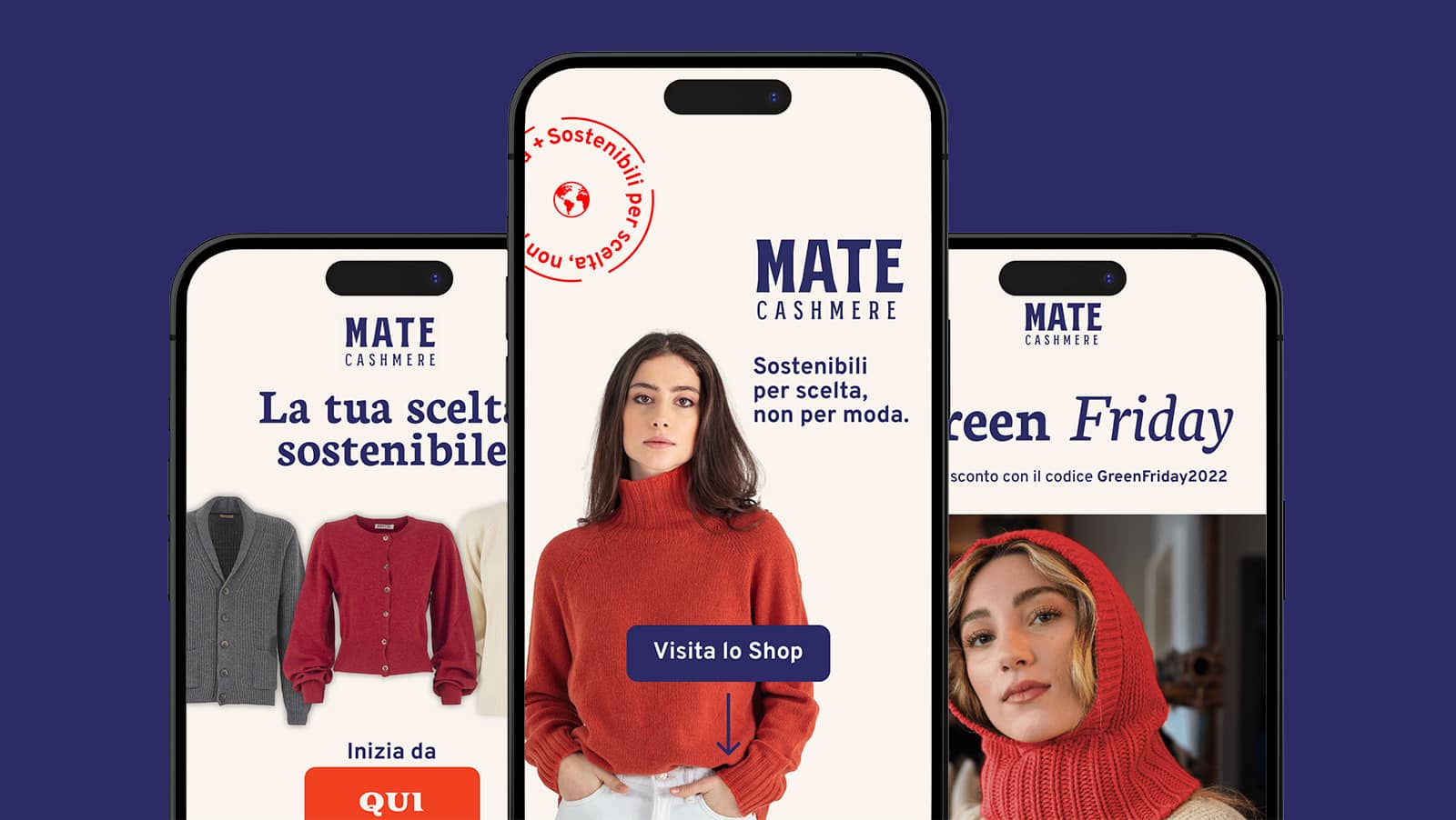 Mockup Advertising Campagne Mate Cashmere Case Study