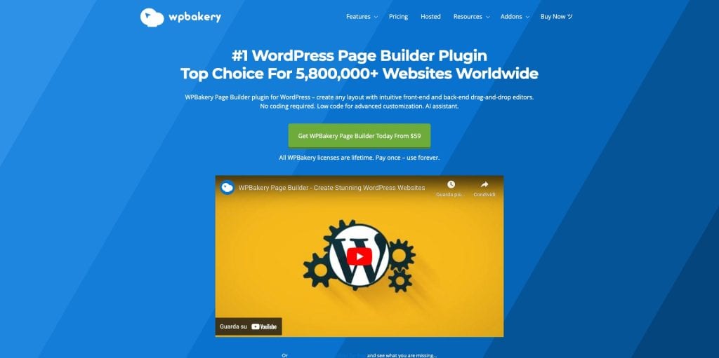 Screenshot Wpbakery WordPress Page Builder