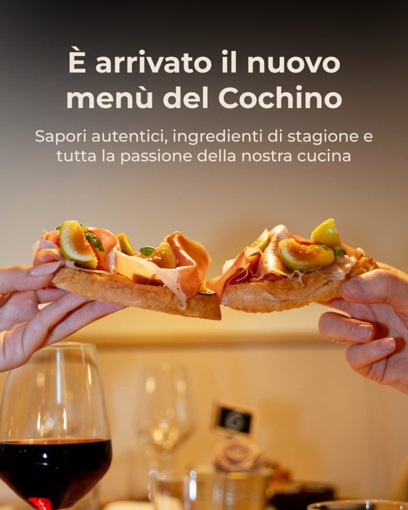 Post nuovo menu dal Cochino