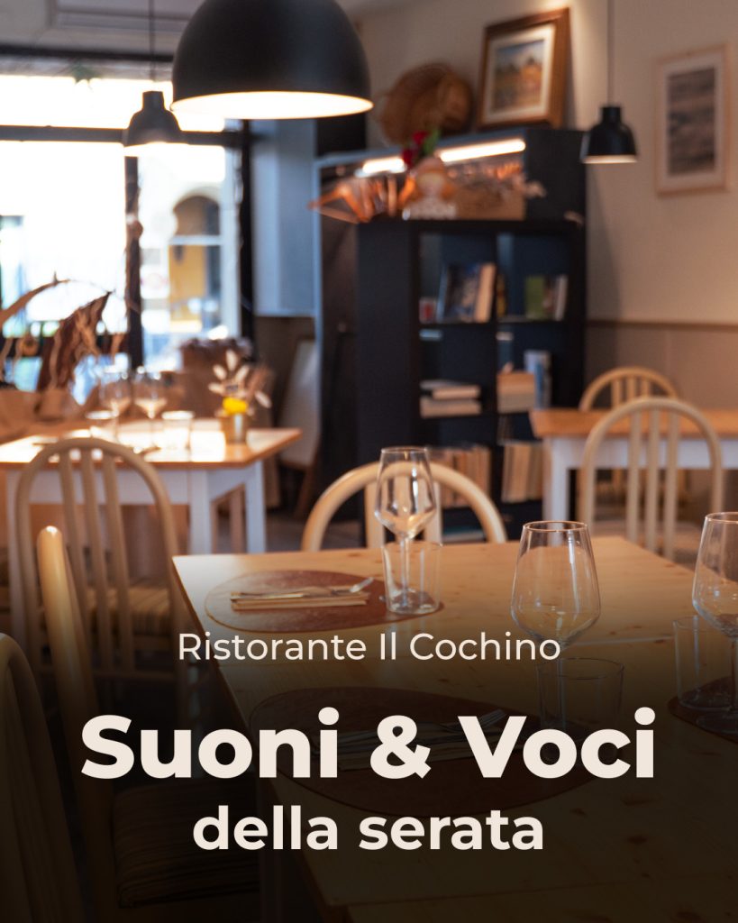Post stories suoni e voci della serata cochino