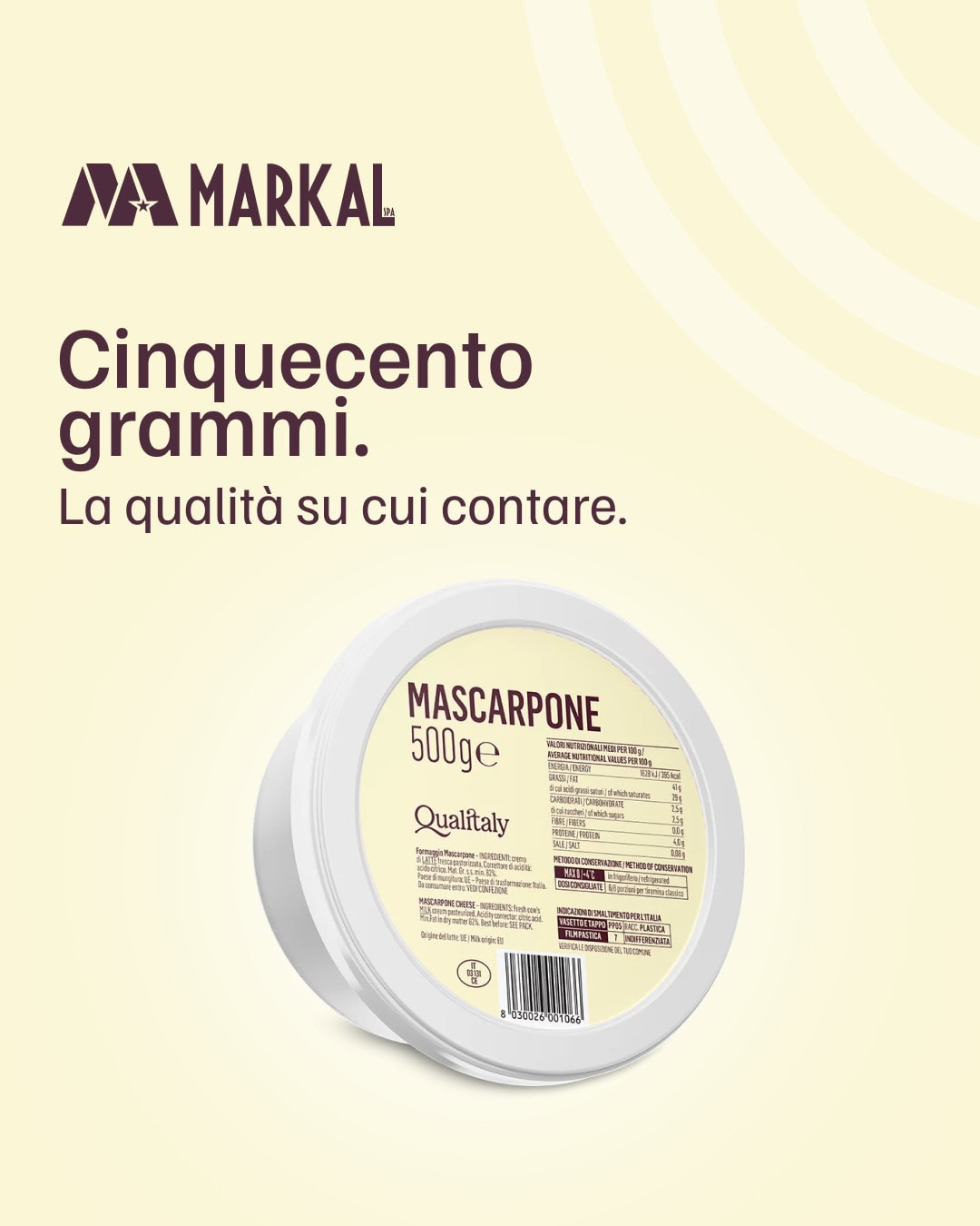 Markal post grafico social