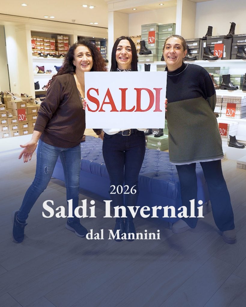 Saldi invernali 2026 dal Mannini